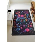 Modern Dijital Baskı Kaymaz Taban Çocuk ve Genç Odası Halısı H0505