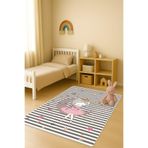 Modern Dijital Baskı Kaymaz Taban Çocuk ve Genç Odası Halısı H0616