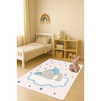 Modern Dijital Baskı Kaymaz Taban Çocuk ve Genç Odası Halısı H0618