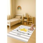 Modern Dijital Baskı Kaymaz Taban Çocuk ve Genç Odası Halısı H0630