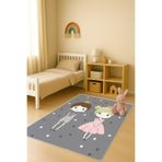 Modern Dijital Baskı Kaymaz Taban Çocuk ve Genç Odası Halısı H0633