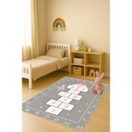 Modern Dijital Baskı Kaymaz Taban Çocuk ve Genç Odası Halısı H0688