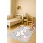 Modern Dijital Baskı Kaymaz Taban Çocuk ve Genç Odası Halısı H0692