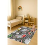 Modern Dijital Baskı Kaymaz Taban Çocuk ve Genç Odası Halısı H0717