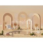 Modern Doğa Temasıyla Sakinleştirici Arka Plan, 200X150CM, Stüdyo Fonu