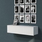 Modern Dresuar Gizli Çekmeceli 80cm Mdf - Beyaz