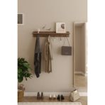 Modern Duvar Askılık, Hol Askılık, Duvar Askılık, Portmanto, Vestiyer 100CM - Atlantik Çam