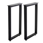 Modern endüstriyel stil siyah çelik masa ayakları DIY mobilya projeleri için ağır 70/100 cm yükseklik mükemmel yemek masası sehpa ve masa
