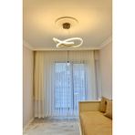 Modern Eskitme Karçiçeği Model 3 Renk Kumandalı (Beyaz / Sarı / Günışığı) LED Avize - Sarı Led Işık - Eskitme - Gold