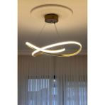 Modern Eskitme Karçiçeği Model Tek Renk (Sarı) LED Avize - Sarı Led Işık