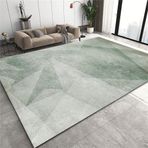 Modern Ev Tasarımı Yeşil Halı Oturma Odası Neme Dayanıklı Su Dekorasyon Su Geçirmez Barbekü Pişirme Mat 50x80 cm