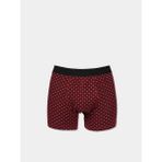 Modern Fit Baskılı Erkek Bordo Boxer Cl1073722