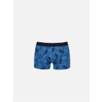 Modern Fit Baskılı Erkek Mavi Boxer Cl1072504