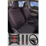 Modern Garaj Peugeot Bipper Gofrajli Oto Koltuk Logolu Kilifi Seti
