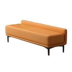 Modern kadife tabure, Osmanlı yatak odası ve oturma odası için, yatak veya kanepe için şık son tabure, vestiyer ayakkabı değiştirme ve giyim mağazası için mükemmel, 120 cm uzunluk