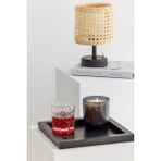 Modern Kare Ahşap Tepsi, Sunum ve Dekorasyon Için 24X24 cm Siyah - Seçenek 1