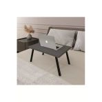 Modern Katlanır Laptop Yemek Çalışma Masası %100 Mdf Çok Amaçlı Sehpa Masa Laptopmasa01 Antrasit