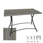 Modern Katlanır Masa 80X120 Cm - (Werzalit, Wermodin Ve Allzalit Tabla) - Magma