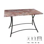 Modern Katlanır Masa 80X120 Cm - (Werzalit, Wermodin Ve Allzalit Tabla) - Maracaibo