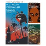 Modern Klasikler Dizisi : Dünyalar Savaşı - Doktor Moreau'nun Adası - Zaman Makinesi - H. G. Wells - 3 Kitap