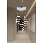 Modern Krom 3'lü Yay Sarkıt Model 3 Renk LED (Beyaz&sarı&günışığı) Avize - 1