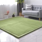 Modern Mercan Kadife Parça Halı 200x300 cm Yumuşak Rahat Halı Yatak Odası Oturma Odası ve Kanepe için Şık Köpük Zemin Mat Mükemmel Ev Dekoru