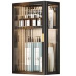 Modern Metal Banyo Duvar Dolabı - Tuvalet Malzemeleri Kozmetik ve Parfümler için Toz Geçirmez Tasarım - Büyük Saklama Kutusu 53x30x14cm - Şık ve İşlevsel