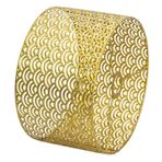 Modern metal yuvarlak abajur, stil retro altın tambur şeklinde, içi boş oyulmuş, ayaklı lamba, sarkıt lamba, masa lambası için (yuvarlak-06PG)