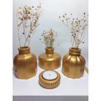Modern Minimal Vazo Set 3'lü, Ev & Ofis Hediyelik, Dekoratif Obje, Beyaz