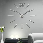 Modern Nesil Dıy 3D Dekoratif Büyük Boy Sticker Duvar Saati (399549096)