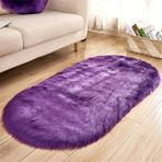 Modern Oval Shaggy Alan Halısı Oturma Odası için Kaymaz Büyük Yatak Odası Halısı Yumuşak ve Rahat Gri Halı Koridor ve Yatak Odası için 80x180 cm