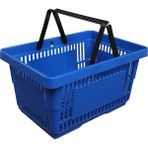 Modern Raf Market Mavi Plastik El Sepeti 24LT