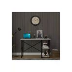 Modern Raflı Ders Çalışma Masası %100 Mdf Bilgisayar Masası Metalçm01 Kül Gri
