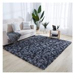 Modern Shaggy Batik Oturma Odası Halısı Uzun Tüylü Yıkanabilir Modern Yatak Odası Halıları Yemek Odası Yatak Odası Koridor ve Genç Odası için Pembe 1 80 x 200 cm