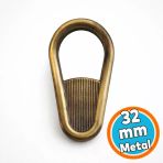 Modern Şık Tasarım Mobilya Dolap Çekmece Kulpu Antik Sarı Çekmece Kulp 32 Mm