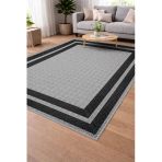 Modern Sisal Serisi Dijital Baskı Sisal Dokuma Halı Slh015 Renkli 80 X 200