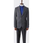 Modern Slim Fit Dar Kesim Yün Erkek Ceket-KAV5063W