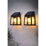 Modern Solar Duvar Aplik, Ip44 Su Geçirmez Ve Sensörlü Aydınlatma İçin