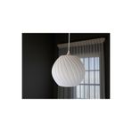 Modern Spiral Beyaz Tekli Avize - Salon, Yatak Odası ve Mutfak İçin LED Uyumlu Sarkıt Lamba