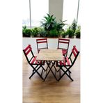 Modern Style Home Balkon Bahçe Mutfak Bistro Set Katlanır Masa-sandalye