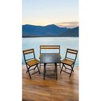 Modern Style Home Modern Balkon Bahçe Mutfak Bistro Set Katlanır Masa-sandalye