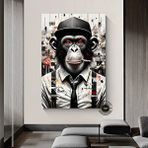 Modern tablo Graffiti Maymun Kanvas Tablosu; Pop Art Baskı