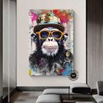 Modern tablo Graffiti Maymun Tablosu, Pop Art Kanvas, Maymun Baskısı, Sokak Sanatı Kanvas Duvar Dekoru