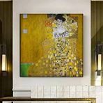 Modern tablo Gustav Klimt Kanvas; Emilie, Adele Ve Diğer Altın Kadın Portreleri