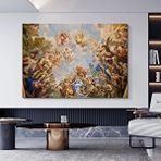 Modern tablo Versailles Sarayı Tavan Kanvas; Rönesans