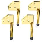 Modern tarzda mobilya için 4 adet metal ayak, endüstriyel masa ayakları, kanepe, dolap, yatak, TV masası, sehpa, sehpa, gümüş renk, 8 inç