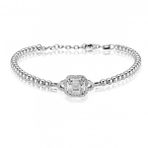 Modern Tasarım 0.50 ct Baget Pırlanta Bileklik