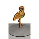 Modern Tasarımlı Ahşap Mdf Masa Süsü, Hediyelik Flamingo Dekoratif Obje/biblo