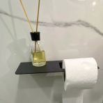 Modern tasarımlı metal banyo tuvalet kağıdı askılığı