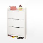 Modern Ultra İnce Dar Ayakkabı Dolabı Kapalı Kapılar Küçük Alanlar için Yerden Tasarruf Tasarımı Beyaz Ayakkabı 70x13x118cm